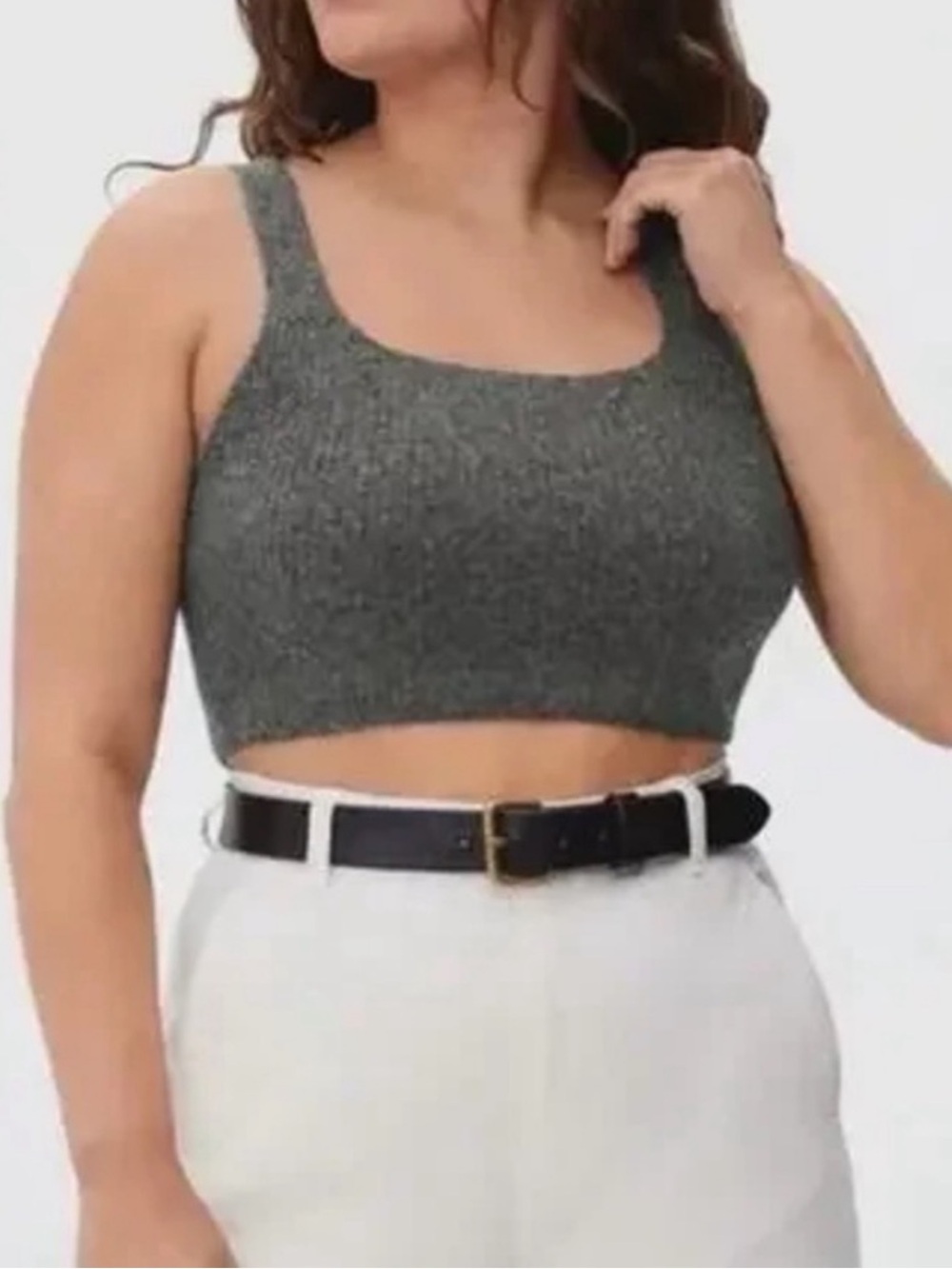 NWT Everlane The Cozy-Stretch Wool Yaki Hair Blend Tank